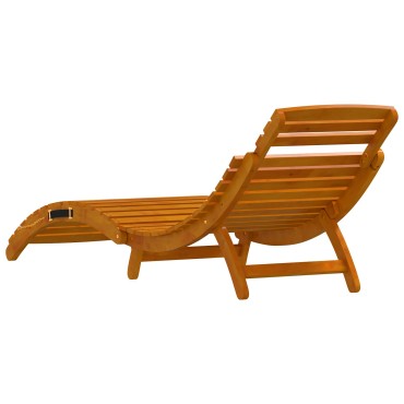 vidaXL Ξαπλώστρες 2 τεμ. από Μασίφ Ξύλο Ακακίας 184x55x64cm
