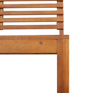 vidaXL Κήπος Πάγκος 100x50x91cm Μασίφ Ξύλο Ακακίας