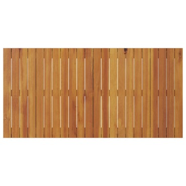 vidaXL Τραπέζι Τραπεζαρίας - Μαύρο, 110x55x62 cm Φτιαγμένο από Μασίφ Ξύλο Ακακίας 1 τεμ.