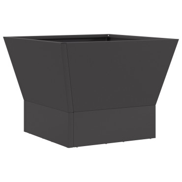 vidaXL Σχάρα Φωτιάς Τετράγωνη Μαύρη 40x40x30 εκ Ατσάλι