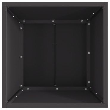 vidaXL Σχάρα Φωτιάς Τετράγωνη Μαύρη 40x40x30 εκ Ατσάλι