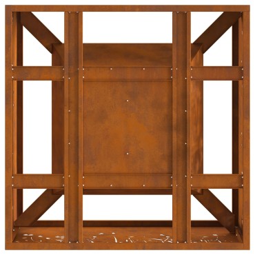 vidaXL Σχάρα Φωτιάς Τετράγωνη 60x60x30 εκ. Από Ανθεκτικό Χάλυβα