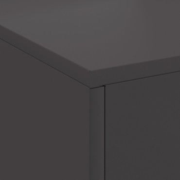vidaXL Σόμπα με Καμινάδα Μαύρη 80x50x96 εκ Ατσάλι