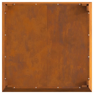 vidaXL Φωτιά Μπολ Σκ rusty 80 x 80 x 43 εκ. Ατσάλι Σκληρυθέν στον Αέρα