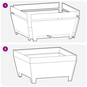 vidaXL Φωτιά Μπολ Σκ rusty 80 x 80 x 43 εκ. Ατσάλι Σκληρυθέν στον Αέρα