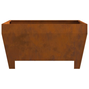vidaXL Φωτιά Μπολ Σκ rusty 80 x 80 x 43 εκ. Ατσάλι Σκληρυθέν στον Αέρα