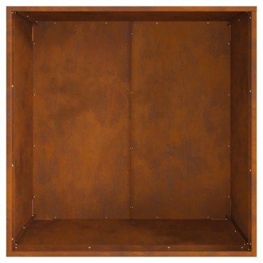 vidaXL Φωτιά Μπολ Σκ rusty 80 x 80 x 43 εκ. Ατσάλι Σκληρυθέν στον Αέρα