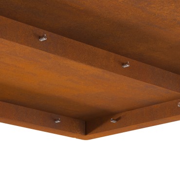 vidaXL Φωτιά σε μπολ Σκ rusty Ατσάλι Σκληρυθέν στον Αέρα
