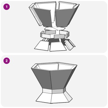 vidaXL Φωτιά Μπολ Μαύρο 50 x 50 x 40 cm Ατσάλι Σκληρυθέν στον Αέρα