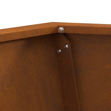 vidaXL Φωτιά Μπολ Σκ rusty 50 x 50 x 40 cm Ατσάλι Σκληρυθέν στον Αέρα