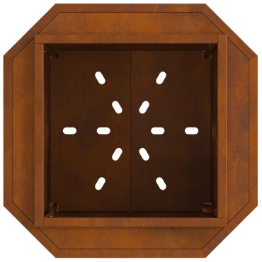 vidaXL Σόμπα χωρίς καπνό 48x48x51 εκ. Χάλυβας με ικανότητα