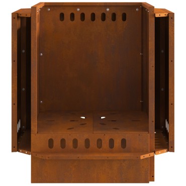 vidaXL Σόμπα χωρίς καπνό 48x48x51 εκ. Χάλυβας με ικανότητα
