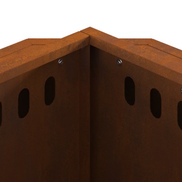 vidaXL Ατμομηχανάρα Χωρίς Καπνό 38x38x51 εκ. Από Weathered Ατσάλι