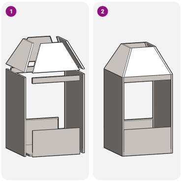 vidaXL Φωτιά σε μπολ Μαύρο 50 x 50 x 100 cm Ατσάλι Σκληρυθέν στον Αέρα