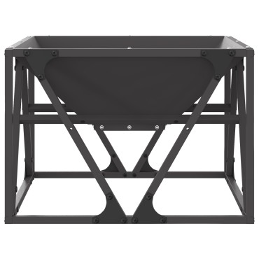 vidaXL Σόμπα φωτιάς Τετράγωνη Μαύρη 50x50x35 εκ Ατσάλι