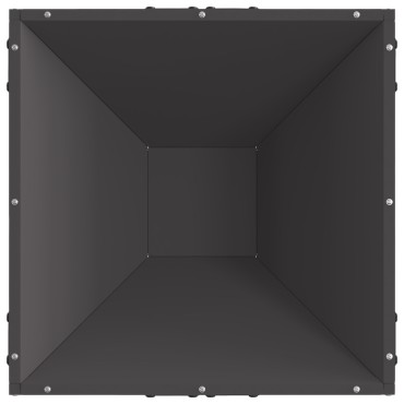vidaXL Σόμπα φωτιάς Τετράγωνη Μαύρη 50x50x35 εκ Ατσάλι