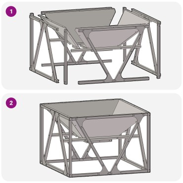 vidaXL Τζάκι Τετράγωνο 50x50x35 εκ Ανοξείδωτος Χάλυβας