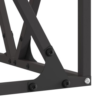 vidaXL Τζάκι Τετράγωνο 50x50x35 εκ Ανοξείδωτος Χάλυβας