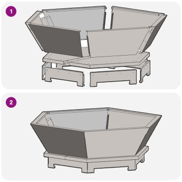 vidaXL Φωτιά Μπολ Μαύρο 75 x 75 x 28 εκ. Ατσάλι Σκληρυθέν στον Αέρα