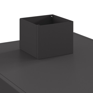 vidaXL Σόμπα Κάμπινγκ με Καμινάδα Μαύρη 35x50x60 εκ Ατσάλι