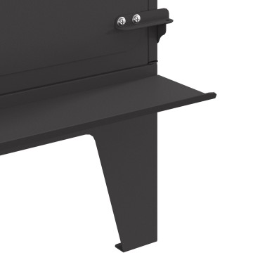 vidaXL Σόμπα Κάμπινγκ με Καμινάδα Μαύρη 35x50x60 εκ Ατσάλι