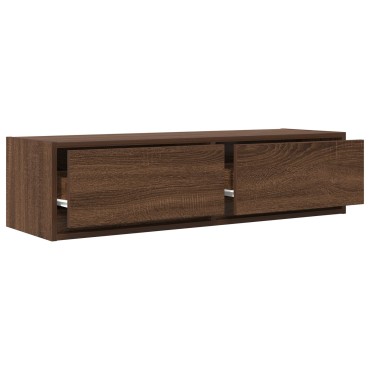 vidaXL Κάμπινγκ TV Καφέ Δρυς 100x31x25,5cm Επεξεργασμένο Ξύλο