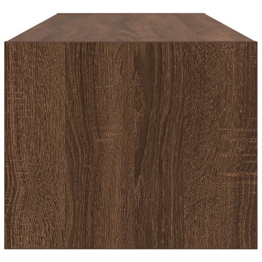 vidaXL Κάμπινγκ TV Καφέ Δρυς 100x31x25,5cm Επεξεργασμένο Ξύλο