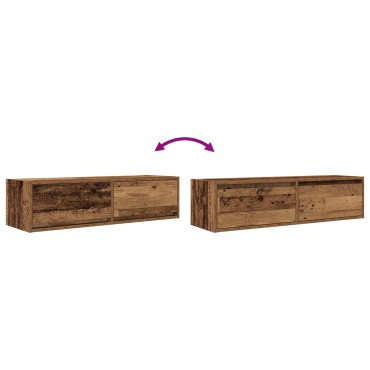 vidaXL Κιβώτιο Τηλεόρασης Παλιού Ξύλου 100x31x25,5cm Επεξεργασμένο Ξύλο
