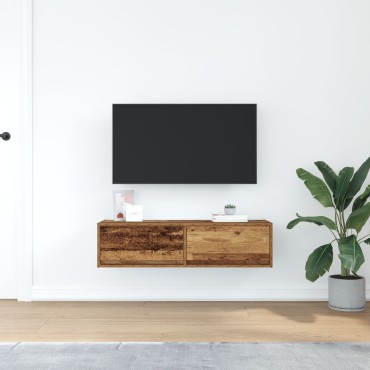 vidaXL Κιβώτιο Τηλεόρασης Παλιού Ξύλου 100x31x25,5cm Επεξεργασμένο Ξύλο