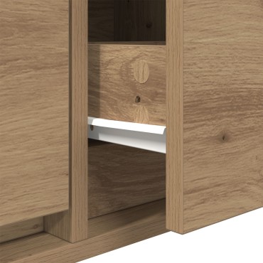 vidaXL Έπιπλο τηλεόρασης Artisan Oak 100x31x25,5cm Επεξεργασμένο ξύλο