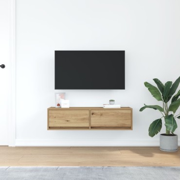 vidaXL Έπιπλο τηλεόρασης Artisan Oak 100x31x25,5cm Επεξεργασμένο ξύλο