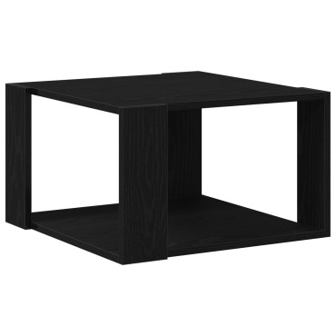 vidaXL Τραπεζάκι καφέ Μαύρο Δρυς 85x55x31cm Επεξεργασμένο ξύλο 1 τεμ.