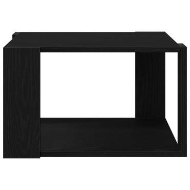 vidaXL Τραπεζάκι καφέ Μαύρο Δρυς 85x55x31cm Επεξεργασμένο ξύλο 1 τεμ.