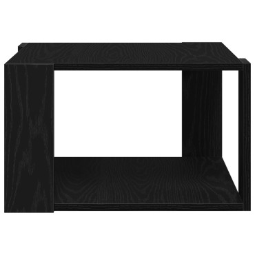 vidaXL Τραπεζάκι καφέ Μαύρο Δρυς 85x55x31cm Επεξεργασμένο ξύλο 1 τεμ.
