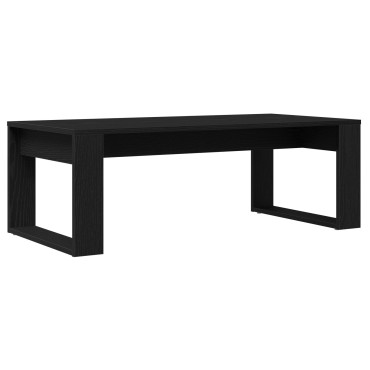 vidaXL Καφέ Τραπεζάκι Μαύρο Δρυς 102x50x35cm Ξύλο Επεξεργασμένο
