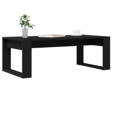 vidaXL Καφέ Τραπεζάκι Μαύρο Δρυς 102x50x35cm Ξύλο Επεξεργασμένο