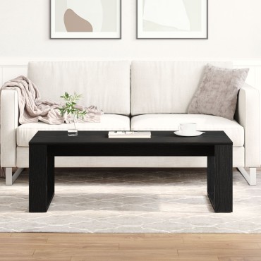 vidaXL Καφέ Τραπεζάκι Μαύρο Δρυς 102x50x35cm Ξύλο Επεξεργασμένο