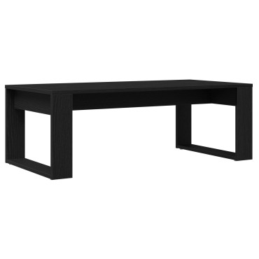 vidaXL Καφέ Τραπεζάκι Μαύρο Δρυς 102x50x35cm Ξύλο Επεξεργασμένο