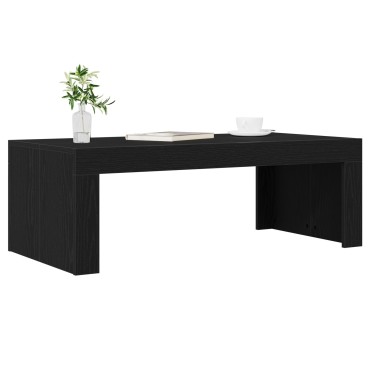 vidaXL Τραπεζάκι Καφέ Μαύρο Δρυς 102x50x35cm Επεξεργασμένο Ξύλο 1 τεμ.