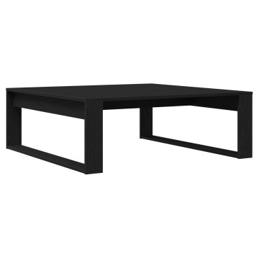 vidaXL Τραπεζάκι σαλονιού Μαύρο Δρυς 100x100x35cm Επεξεργασμένο ξύλο 1 τεμ.