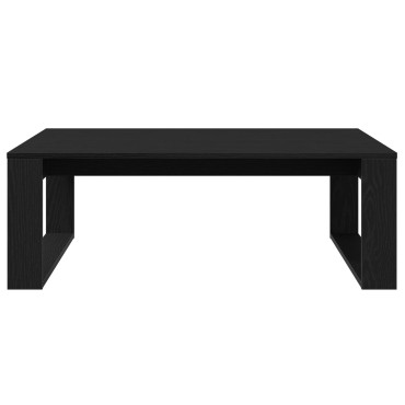 vidaXL Τραπεζάκι σαλονιού Μαύρο Δρυς 100x100x35cm Επεξεργασμένο ξύλο 1 τεμ.