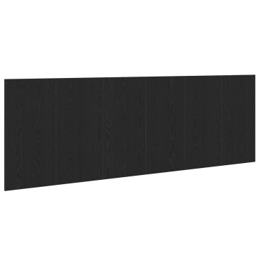 Κεφαλάρι Τοίχου από Μαύρη Βαλανιδιά 240x1.5x80cm Φτιαγμένο από Επεξεργασμένο Ξύλο