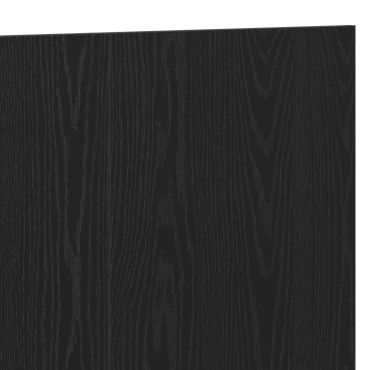 Κεφαλάρι Τοίχου από Μαύρη Βαλανιδιά 240x1.5x80cm Φτιαγμένο από Επεξεργασμένο Ξύλο