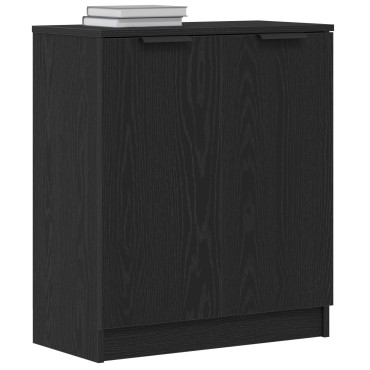 vidaXL Πλευρικό γραφείο Μαύρο Δρυς 60x30x70cm Επεξεργασμένο ξύλο 1 τεμ.