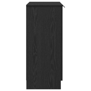 vidaXL Πλευρικό γραφείο Μαύρο Δρυς 60x30x70cm Επεξεργασμένο ξύλο 1 τεμ.