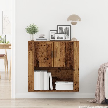 vidaXL Ντουλάπα Τοίχου Παλιό Ξύλο 80x33x80cm Επεξεργασμένο Ξύλο 1 τεμ.