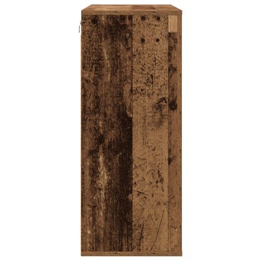 vidaXL Ντουλάπα Τοίχου Παλιό Ξύλο 80x33x80cm Επεξεργασμένο Ξύλο 1 τεμ.