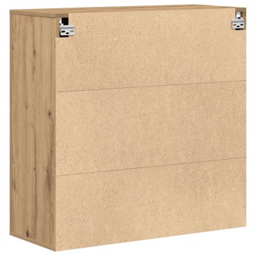 vidaXL Ντουλάπα Τοίχου  Καλλιτεχνικού Δρυός 80x33x80cm Μοριοσανίδα 1 τεμ.