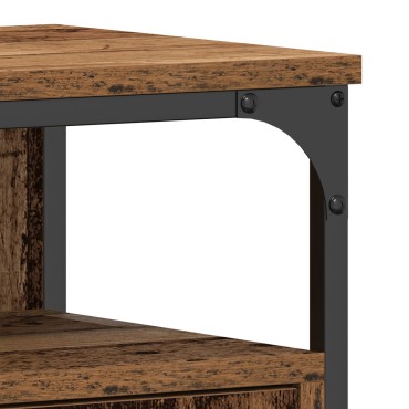 vidaXL Ντουλάπι μπάνιου σε στυλ παλιού ξύλου 80x30x60cm Κατασκευασμένο από μηχανWood 1 τεμ.