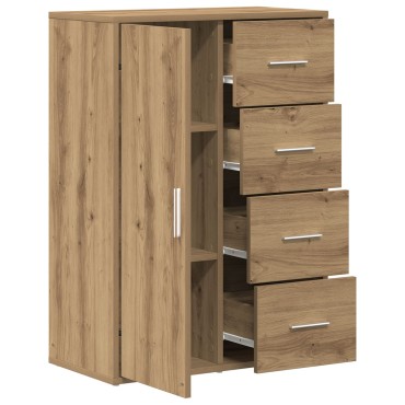 vidaXL Μπουφές Artisan Oak 60x31x84cm Επεξεργασμένο ξύλο 1 τεμ.